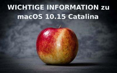 Wichtige Information zu macOS 10.15